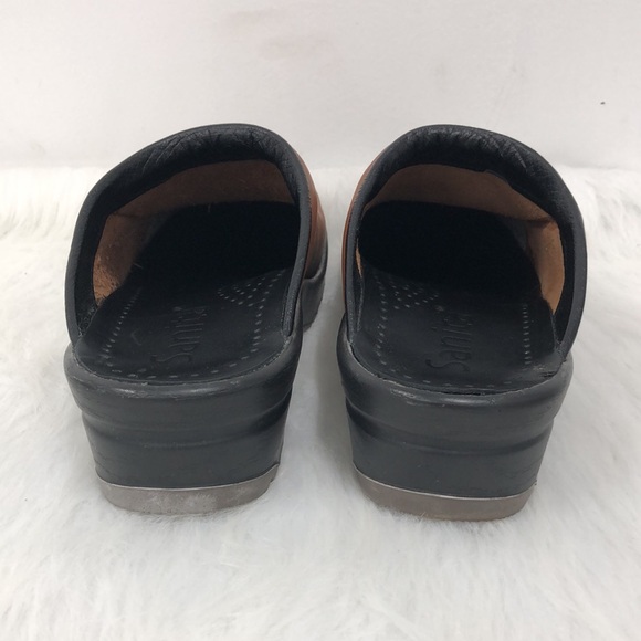 Sanita Danish Mule Brown Leather Clog Made in Poland Size 41 Size 10 - Picture 5 of 9